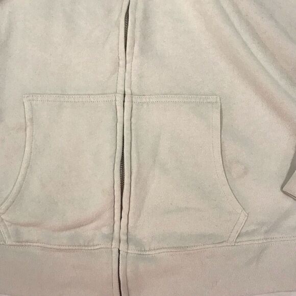 Levi’s white hoodie sz Large pink writing - Picture 3 of 8